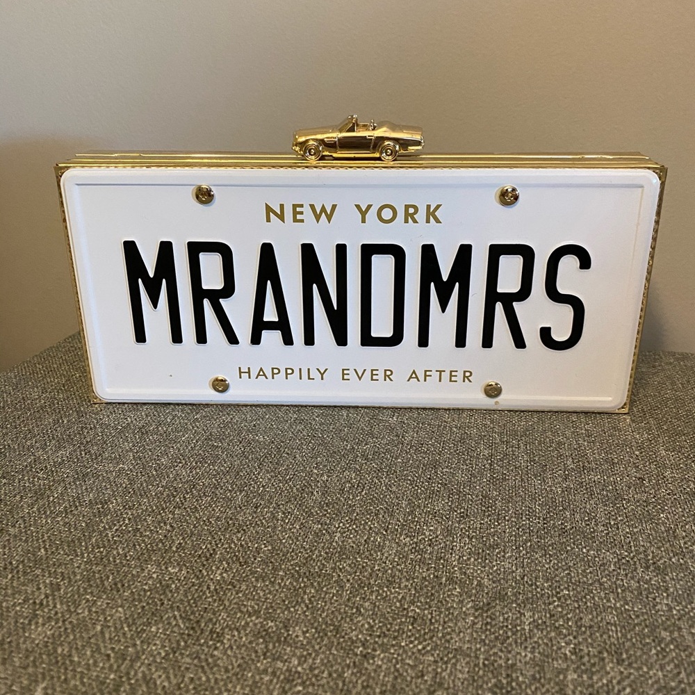 Kate Spade Novelty Mr & Mrs Clutch